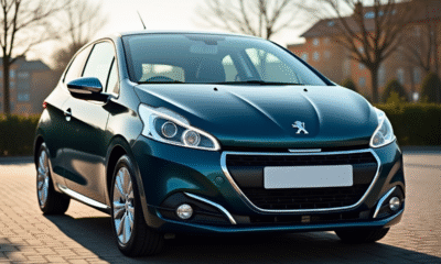 Voiture Peugeot 208 d'occasion vue extérieure en journée